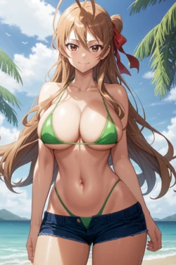 Rena AIkawa - Rei Miyamoto - In the Summer Paradise [Ai-Generated]