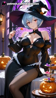 [SkyPassion] Rei Ayanami (Evangelion) | Halloween Edition 🎃 [AI Generated]