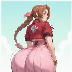 [EroSketch] Aerith [AiGenerated]