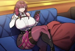 [Doranne] Kafka x futa Stelle [AI generated]