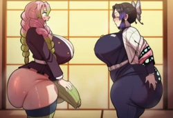 [Doranne] Shinobu x futa Mitsuri [AI generated]