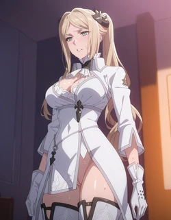 Purpleh31 - Commander White (Nier Automata) default outfit 240p (Patreon) (AI Generated)