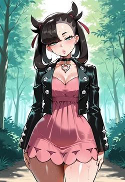 IsbjornePixiv Marnie Pokemon BBC (121p) [AI Generated]