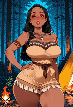 IsbjornePixiv Pocahontas BWC (128p) [AI Generated]