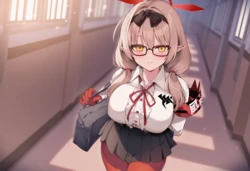 aqrua - Hinomiya Chinatsu & Amau Ako (Patreon) [AI Generated]