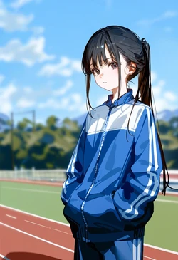 杂图 AI P站 校服 中国 青春 蓝白 [AI Generated]