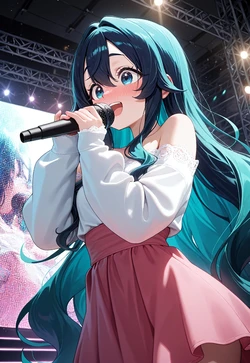 SHIZUKA STAGE LIGHT TEASE [AI Generated]