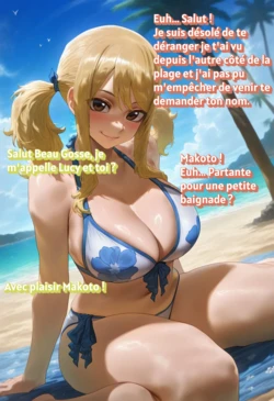 Déesse blonde, Cul Défoncé sur le Sable (Comic) [AI Generated]