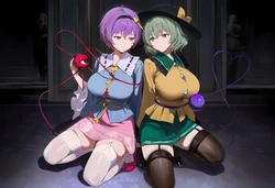 aHero - 251011 [touhou] satori & koishi BBC FFM 349p (Patreon) [AI Generated]