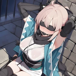 (Taugust) Okita Souji (prison) [AI Generated]