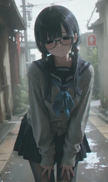 [NFFA] oc眼镜妹10月合集 [AI Generated] [Uncensored]