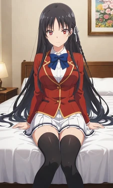 PoppyFlowerAI [extra] Suzune Horikita (堀北 鈴音) - Youkoso Jitsuryoku Shijou Shugi no Kyoushitsu e (Patreon) [AI Generated]