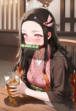 kilerai - 251020 [demon slayer] nezuko FATMAN 395p (Patreon) [AI Generated]