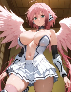 Purpleh31 - Ikaros (Sora no Otoshimono) default outfit 242p (Patreon) (AI Generated)