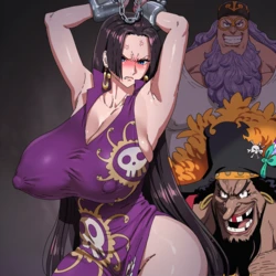 [Pixiv][KunwaaraUth] Boa Hancock X Blackbeard [AI Generated]