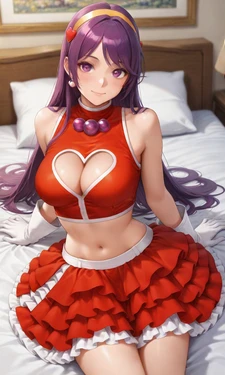 PoppyFlowerAI [special] Athena Asamiya (麻宮 アテナ) - King of Fighters (Patreon) [AI Generated]