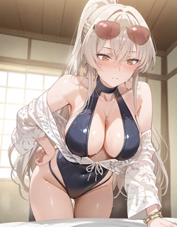 Purpleh31 - Kirifuji Nagisa swimsuit [AI Generated]