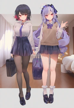 [少把盐] Ellen joe & Vivian (Patreon 10.29) [AI Generated][Uncensored]