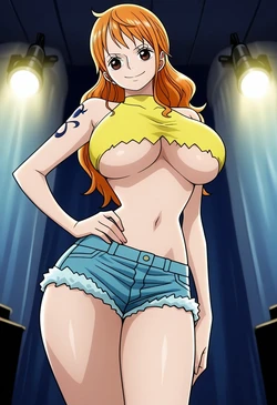 Nami (One Piece) (uanime5) [AI generated]