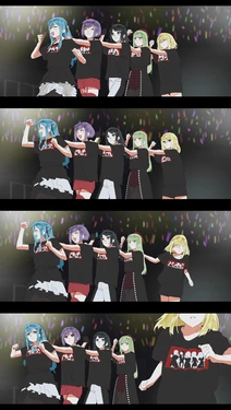 [banjiesock]Uika hugged Mana