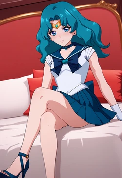 [DavionCoreArt] Sailor Neptune (AI Generated)