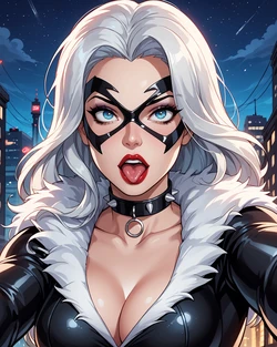 [Heroerse.Ai] Black Cat [AI Generated]