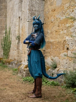 Teal Tsuki | Teal the Tiefling