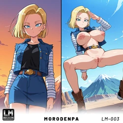 MORODENPA - [LM] ドラゴンボール（18号） / Dragon Ball (Android 18) (Patreon) [AI Generated]