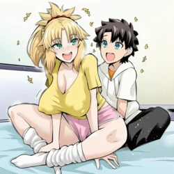 かーむ Caenis&Mordred [AI Generated]