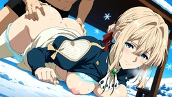 暴雨下的帆船-紫罗兰永恒花园 薇尔莉特 初夜 下 126p[AI Generated]