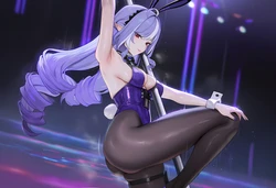 [Patreon] (cMonster) Vivian Banshee Bunny Girl x Old Man (AI Generated)