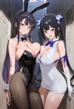 [Patreon] (cMonster) Mai Sakurajima x Hestia x BWC (AI Generated)