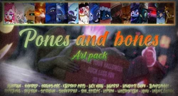 Pones and bones art pack