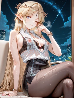 [太公嗷天] 🔞 新入职的小卡提想要升职 Cartethyia - Wuthering Waves (Patreon) (AI Generated)