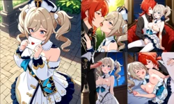 Nekohouse ID - GI05 Diluc x Barbara {AI Generated}