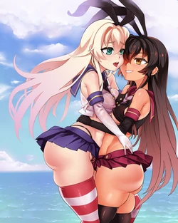 [SereneandSilent] Shimakaze Sandwich (Kantai Collection)