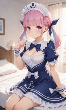 PoppyFlowerAI [special] Aqua Minato (湊あくあ) - Holo no Graffiti (Patreon) [AI Generated]