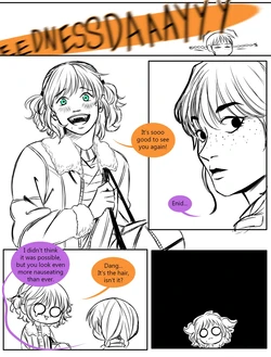 Wednesday Enid (AU comic)