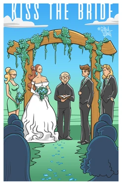 [Guffawing] Kiss The Bride