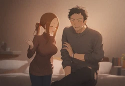 [psfx] 高木と中井 [AI Generated]