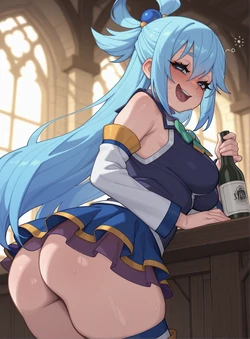 [EroSketch] Aqua Konosuba [AiGenerated]