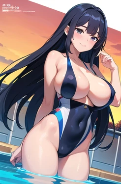 （Doctorehentai）Black swiming suit [AI Generated]