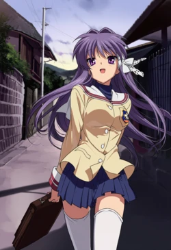 LazyPine - Kyou Fujibayashi 藤林杏 (70P) [AI Generated]