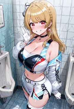 [Nankoai] Aimoto Rinku - 愛本りんく-D4DJ - req-bathroom-gb- (Patreon) [AI Generated]