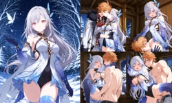 Nekohouse ID - GI08 Skirk x Tartaglia {AI Generated}