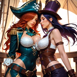 [SharinelAI] (AI Generated) Caitlyn being Boarded