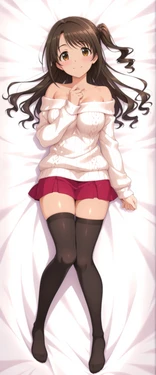 Moke P@treon 【Gold Plan】 Uzuki Shimamura (The Idolm@ster Cinderella Girls) Body Pillow 島村卯月 (アイドルマスター シンデレラガールズ) 抱き枕風 139Pics (Patreon) [AI Generated]