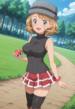 Moke P@treon セレナ(アニポケ) イチャラブエッチ 222Pics (Patreon) [AI Generated]