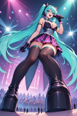 Hatsune Miku Idol [AI Generated]