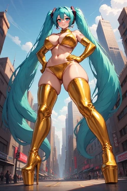 Hatsune Miku Gold [AI Generated]